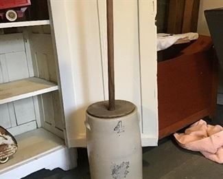 Western Stoneware 4 Gallon Butter Churn