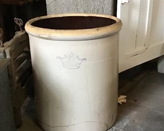 As is large Stoneware Crock
