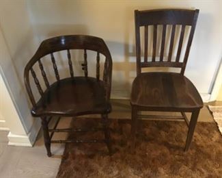 Antique side chairs