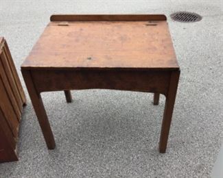 Architect’s Desk/Table. Top flips up with Storage.