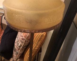 Art Nouveau glass floor lamp