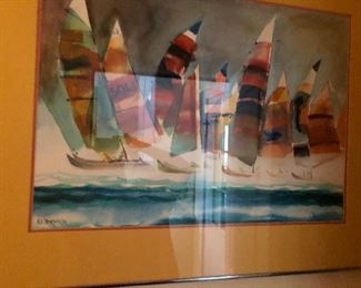 Watercolor by R. E. Templeton