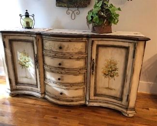 Seven Seas by Hooker. Italian painted server