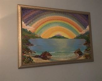 Joseph Parker (Czech 1938) Transcendent. Original oil on canvas.