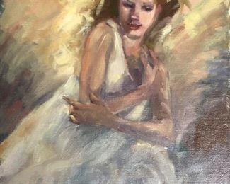 Barbara Evans 18x24” unframed canvas