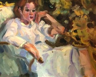 Barbara Evans 9x12” unframed canvas.