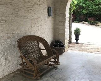 Chair is made from tree 