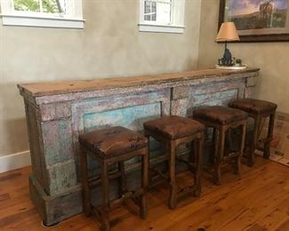 Vintage 9’9” long x 45” tall Bar It’s from a Cantina from Mexico 