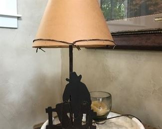 Western metal lamp 