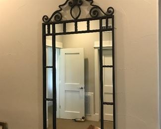 Large heavy metal mirror and there are 2 