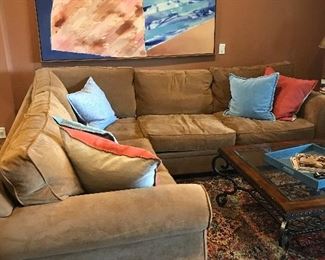 2 pcs sectional couch from Dillard’s Gallery Designs 