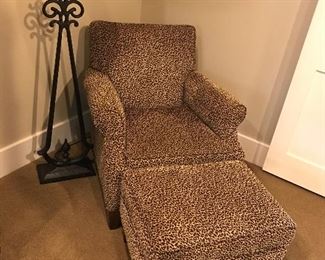 Animal Print chair with Otterman