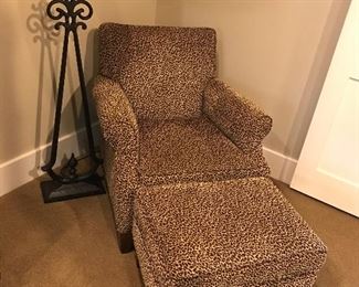 Animal Print chair with Otterman 