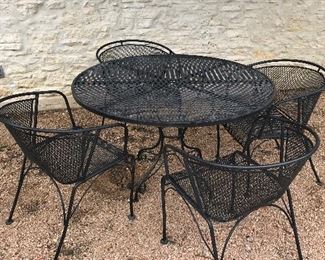 5 pc Outdoor Metal Patio Set 