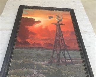 Kenneth Wyatt signed 2008 title
Fire in the Sky 68” x 48”