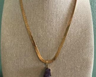 Amethyst necklace 