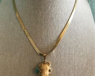 Gem stone necklace