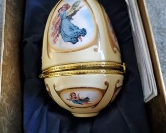 Egg Ornament.  You can Celebrate Easter and Christmas all year long with this bad boy!