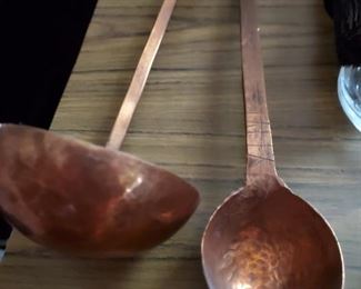 Copper.  Like Real Copper.  Not Copper Plated.  Good Stuff