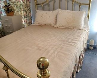 Brass Bed.  Or what some people call an Entertainment Center.  Did I just write that?