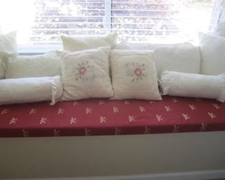 TONS OF WHITE PILLOWS