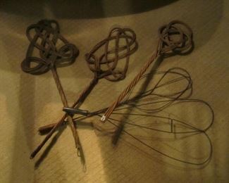 ANTIQUE CARPET/RUG BEATERS