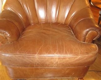 LEATHER CHAIR BY HENREDON