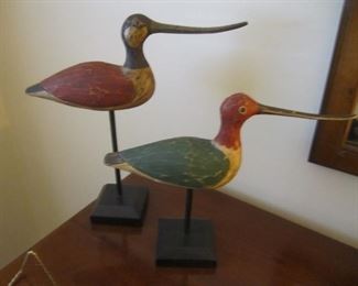 LONG BILLED DUCK STATUES