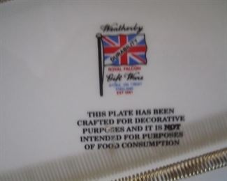 DETAIL OF DECORATIVE PLATES