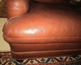 DETAIL OF LEATHER SOFA
