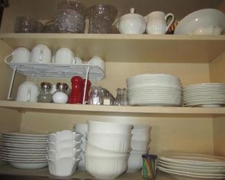 MIKASA ANTIQUE WHITE CHINA SET