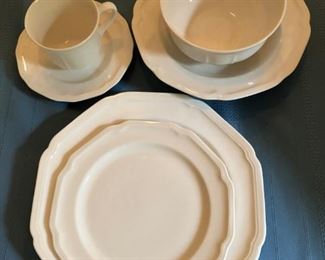 MIKASA ANTIQUE WHITE DISHES