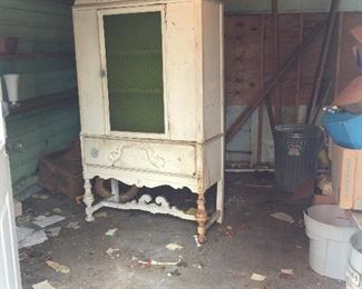 Antique cabinet - needs some TLC, but lots of character