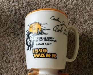 Vintage signed Adam and Bob mug from WAKR