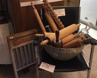 Awesome collection of vintage rolling pins