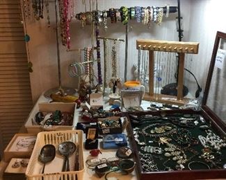 Great jewelry finds and several old metal toys