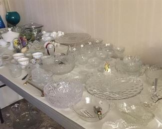 Lots of glass - Fenton, Imperial, Napco and more.