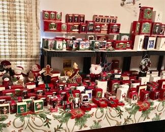 HUGE LOT OF CHRISTMAS HALLMARK ORNAMENTS