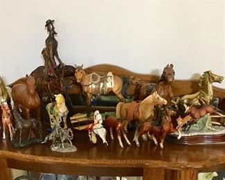 PART OF LARGE VINTAGE HORSE COLLECTION.