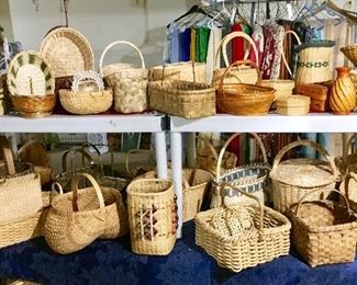 Vintage high-quality handmade baskets