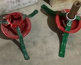 VINTAGE CHRISTMAS TREE STANDS.