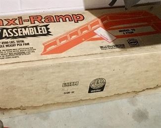 IN ORIGINAL BOX CAR RAMPS.