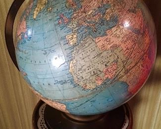 Vintage World Globe.