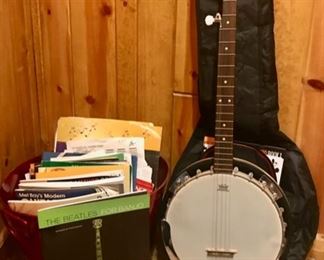 Banjo along with Beatles and other Sheet Music, and more...