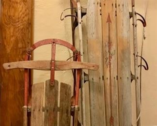 Vintage Sleds (Flexible Flyer) ...Perfect for the Holidays!