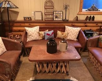 Vintage Jugs, Sofa, Coffee Table, and Love Seats...