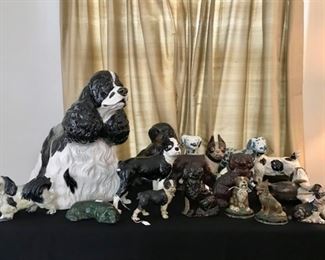 Dogs - iron door stops, bookends, antiques, and more...