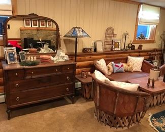 Vintage Dresser, Sofa, and Chairs...