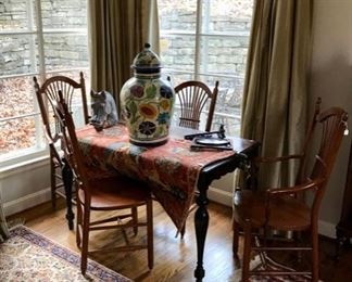 Oriental Carpets, Table and Chairs...