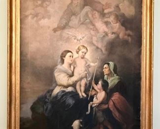 Antique - Religious Oil Painting